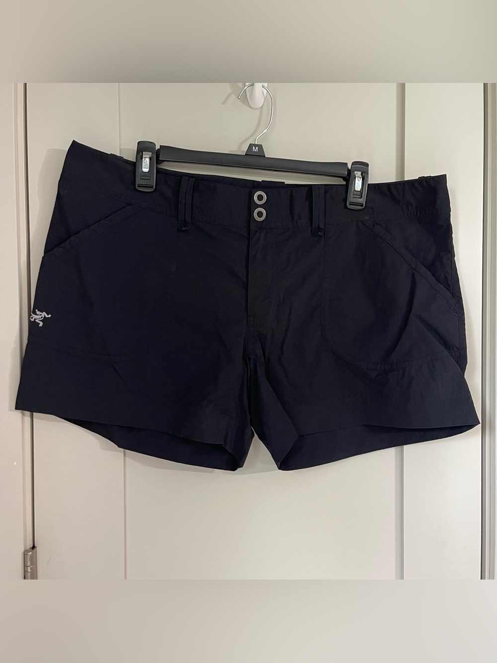 Arc'teryx Outdoor Performance Parapet Hiking Travel Shorts Women's Size 14 Black